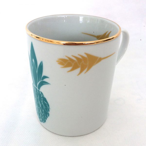 Mug ananas turquoise