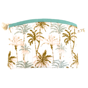 Pochette de plage Sacha Palmier Céladon