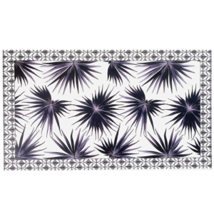 Tapis vinyle Latanier Encre 70x120 cm