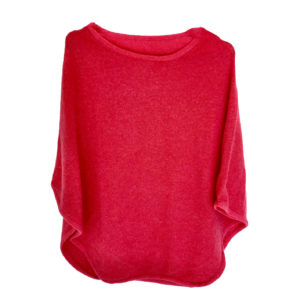 Poncho rond Fraise