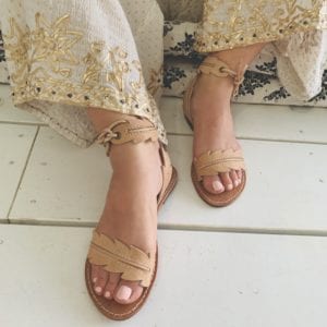Sandale Feuille Naturelle