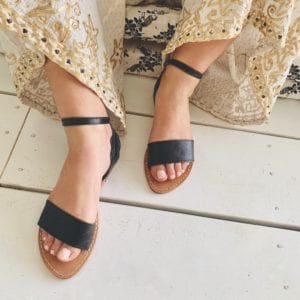 Sandale Wavy Noire