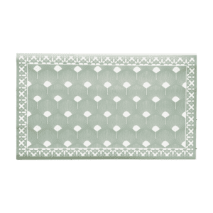 Tapis vinyle Plume Céladon 70x120 cm