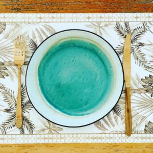 Set de table Vinyle Tropical Ocre