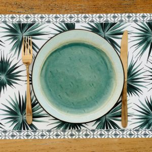 Set de table Vinyle Latanier Chlorophylle