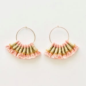 Boucles d'oreille Saya Rose