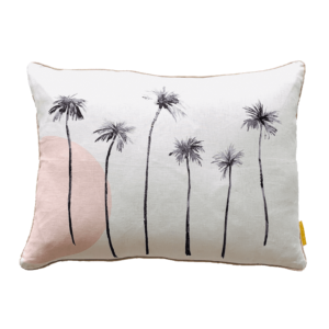 Coussin 100% Lin imprimé Sunset Nude 50x70 cm