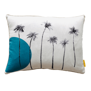 Coussin 100% Lin imprimé Sunset Baltic 50x70 cm