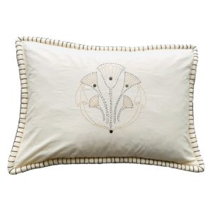 Coussin Brodé Lys 50x70 cm