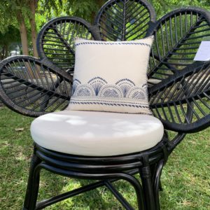 Fauteuil Flower Noir