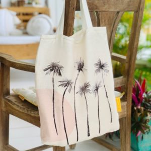 Tote bag Sunset nude
