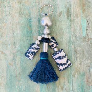 Porte clé pompon Moonlight