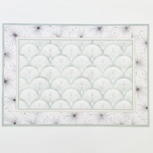 Tapis vinyle Pissenlit Céladon 60x85 cm