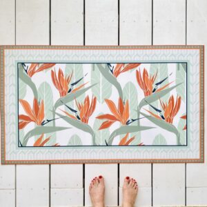Tapis vinyle Strelitzia 70x120cm
