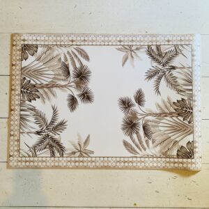 Tapis vinyle Tropical Ocre 60x85cm