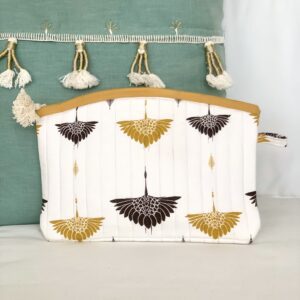 Pochette de plage Sacha Grue Cappuccino
