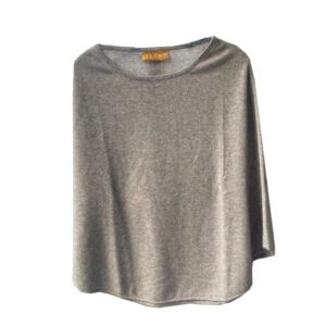 Poncho rond Taupe