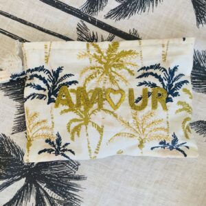Pochette Amour - Palmier Moonlight Ocean
