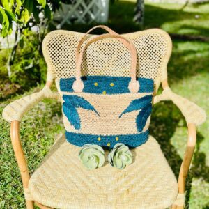 Sac Violette - turquoise