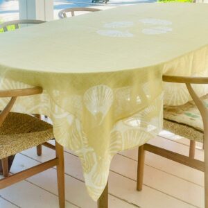 Nappe Shell Sand 160x160 cm
