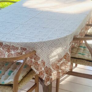 Nappe Yle Terracotta 160x160 cm