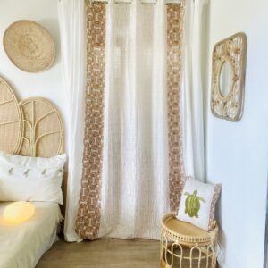 Rideau en Lin Yle Terracotta