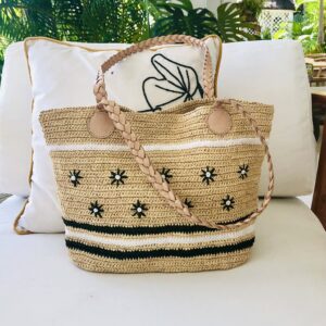 Sac Violette - Flower Blanc