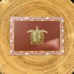 Set de table Vinyle Maora - Tortue Terracotta