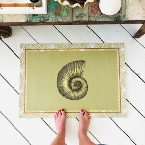Tapis vinyle Maora Nautile 60x85 cm