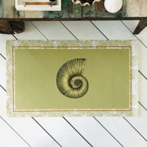 Tapis vinyle Maora Nautile 70x120 cm