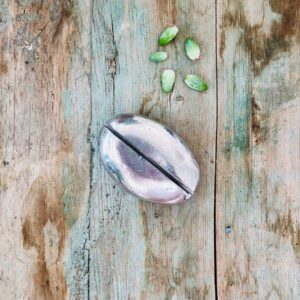 Porte carte aluminium - Grain de café