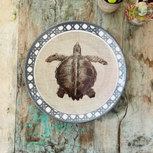 Assiette Mélamine Dessert Tortue