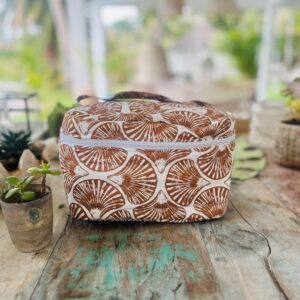 Vanity matelassé Shell Terracotta