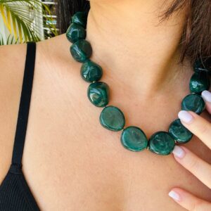 Collier Cajun Vert