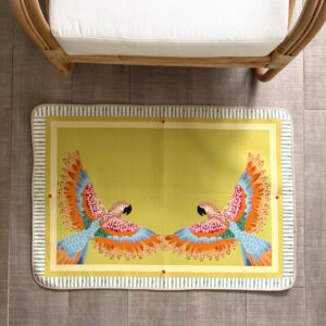 Tapis coton Nubia Jaune