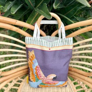 Tote bag Nubia Aubergine