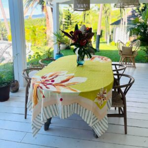 Nappe Ibis Pistache 160x160 cm