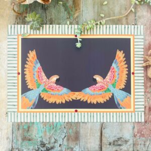 Set de table Vinyle Nubia aubergine