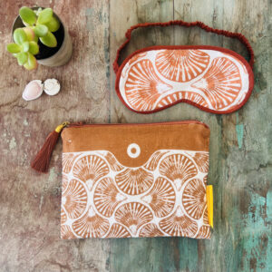 Masque de nuit Shell Terracotta