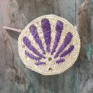 Porte-monnaie Shell Violet