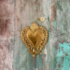 Pampille Heart Laiton