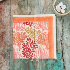 Serviette de table Corail