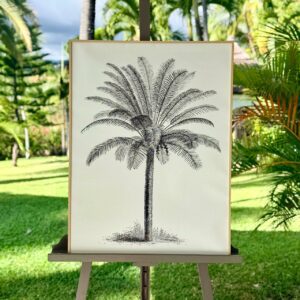 Affiche Dattier 60x80 cm